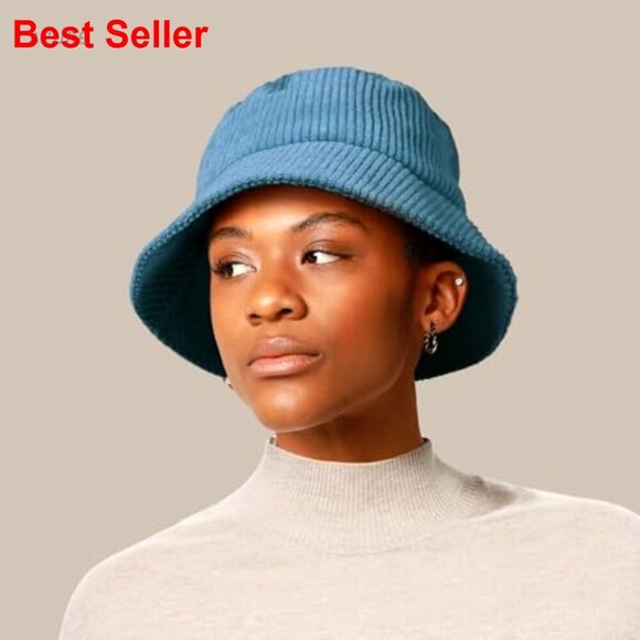 Corduroy Bucket Hat Adjustable Lightweight Outdoor Sun Protection main image 5